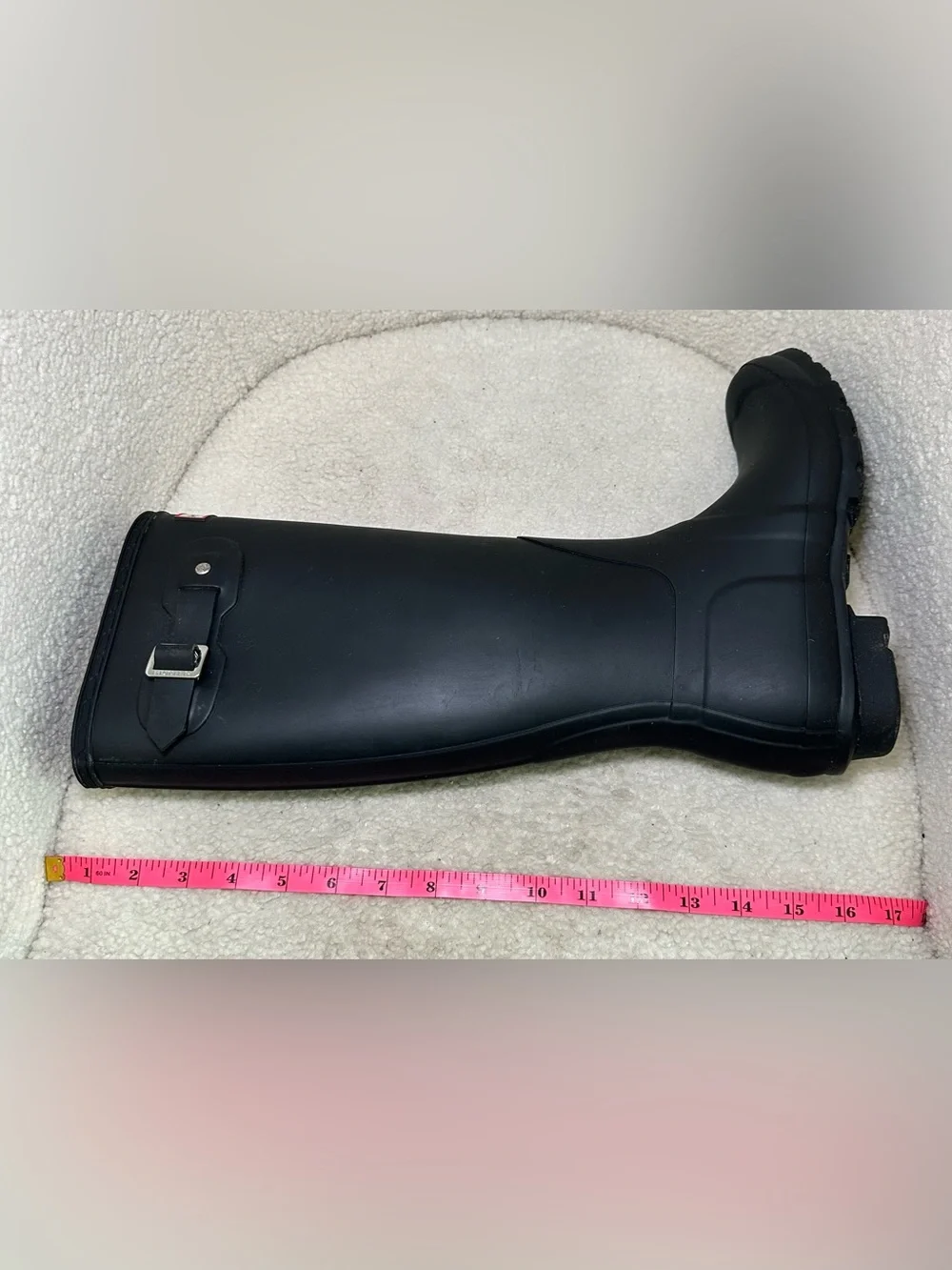 Hunter Original Tall Matte Black Rain Boots Preppy Equestrian Classic Farm 7